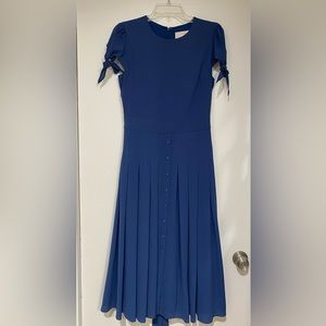 Gal Meets Glam Bette Fit & Flare Pleated Dress